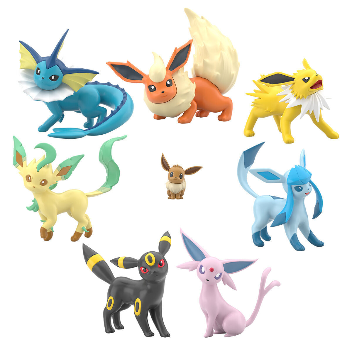 ポケモン一番くじ「街歩きちらりんフレンズ」イーブイ進化系フィギュア