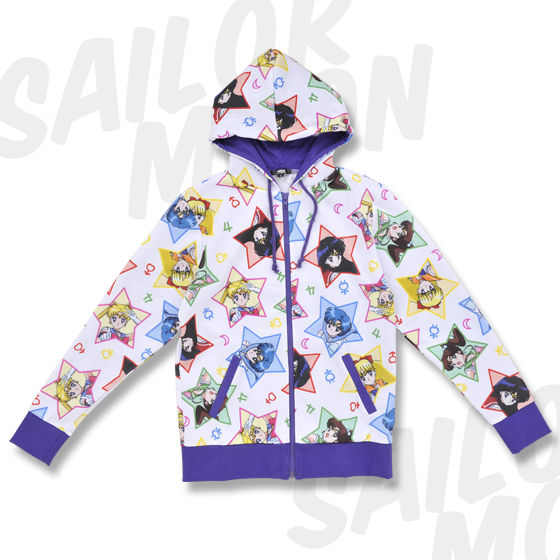 美少女戦士セーラームーン総柄パーカー | 美少女戦士セーラームーン