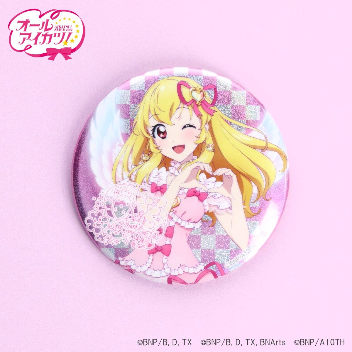 星宮いちご BIG缶バッチ 予約販売】BIGホロ缶バッジ オールアイカツ