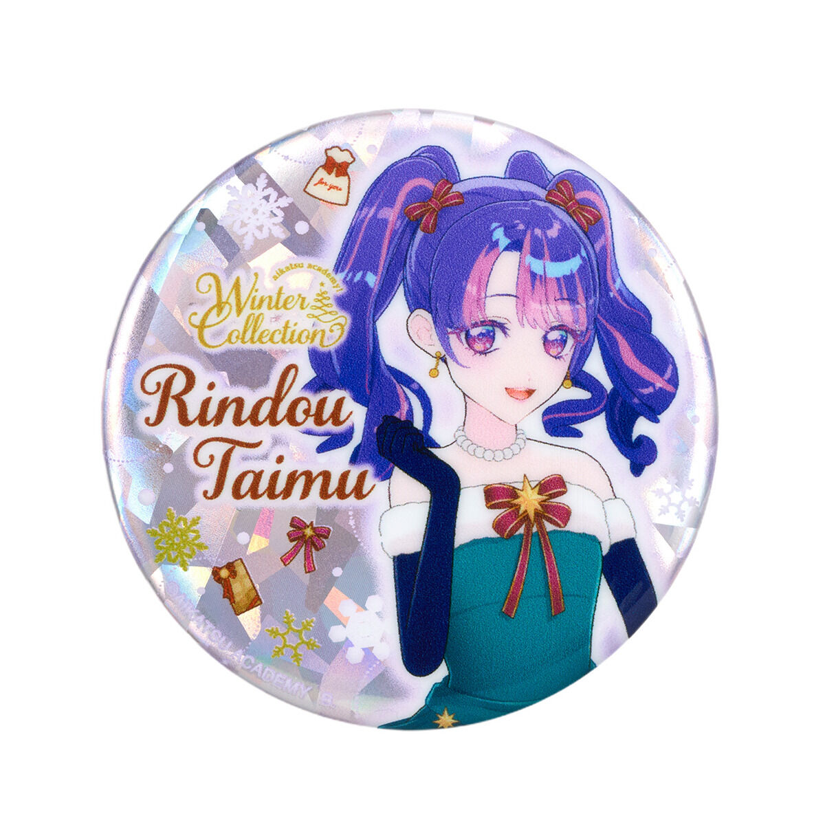 アイカツ AVIOT 氷上スミレ 缶バッジ アクリルキーホルダー 48