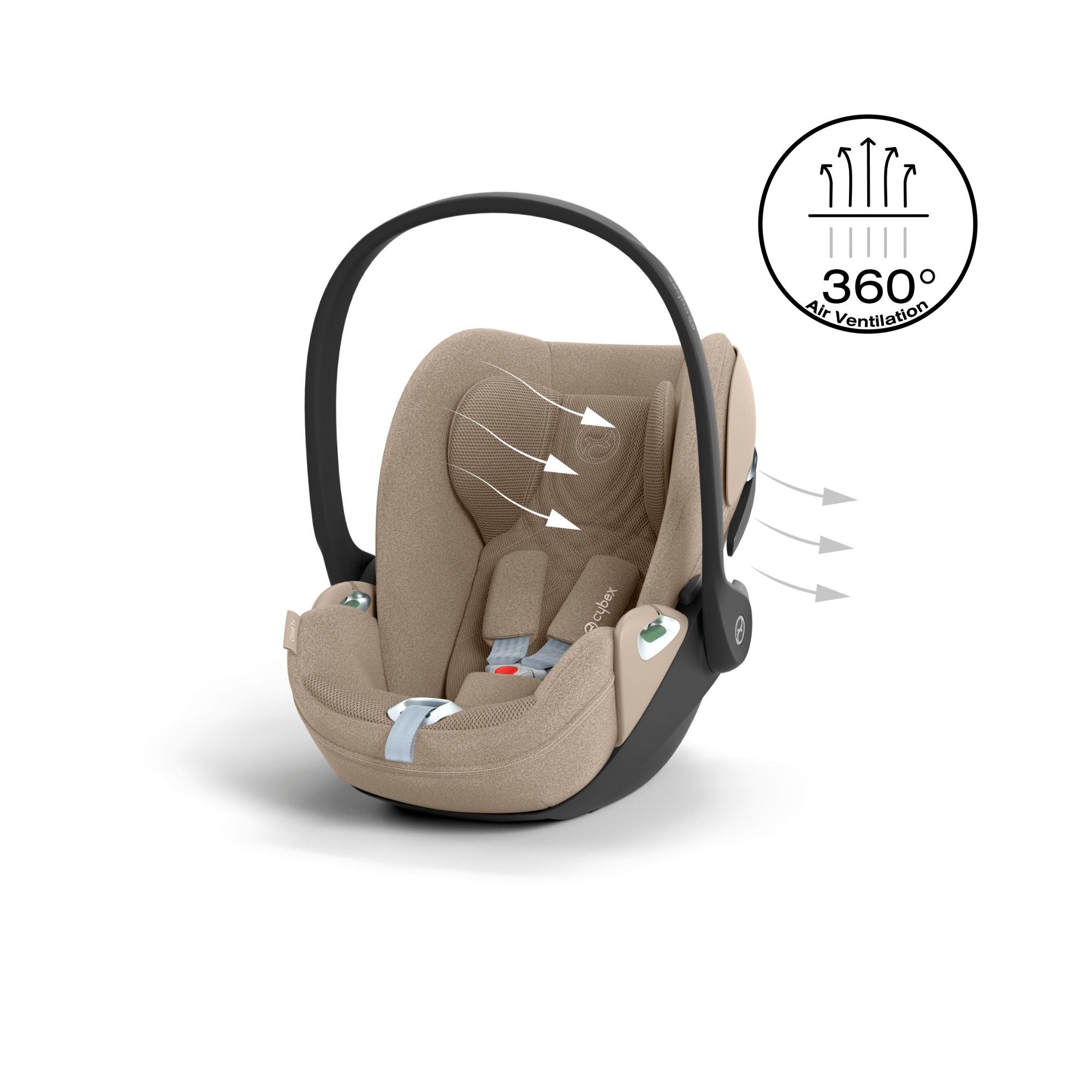 Cybex Cloud T Plus i-Size Car Seat - Cozy Beige – Baby Nest