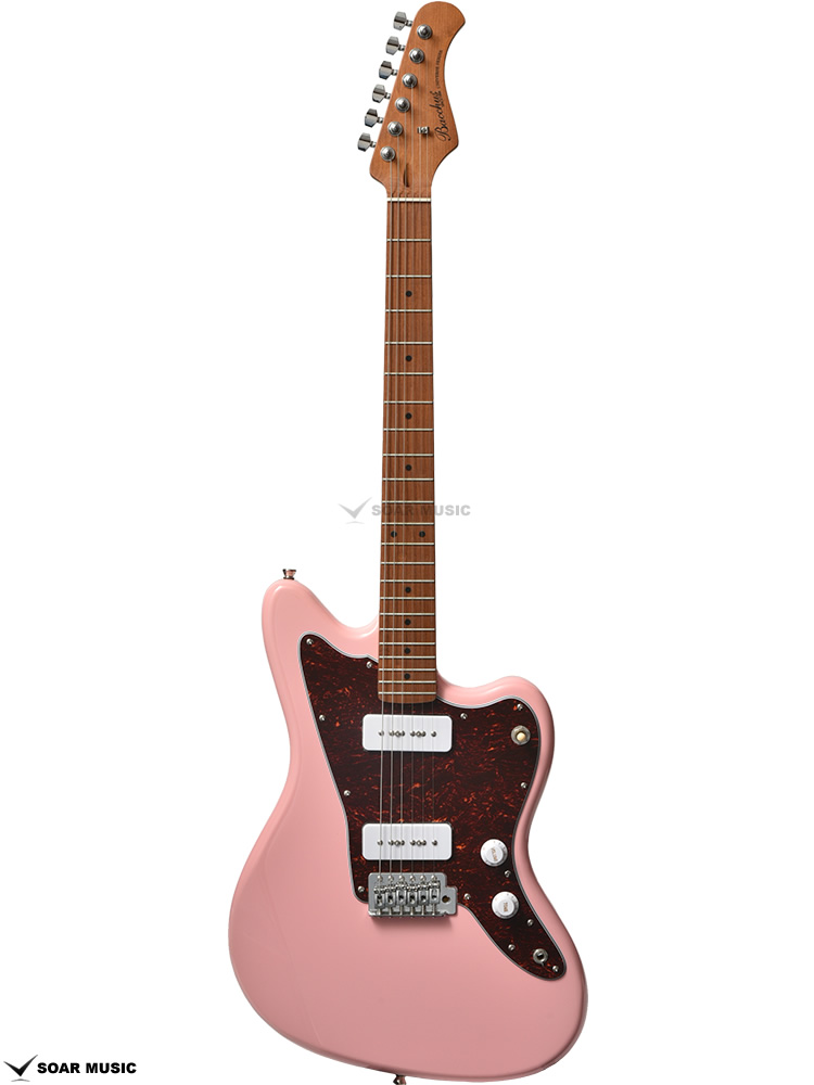 Bacchus BST-1-RSM/M SLPK バッカス エレキギター ピンク