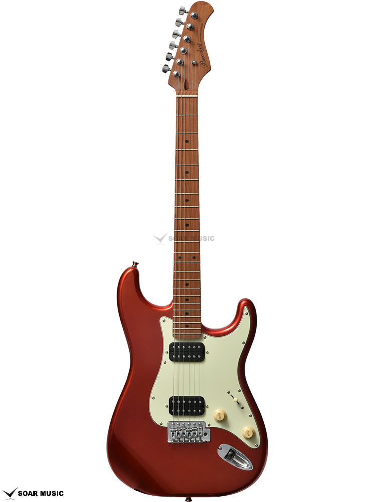 ほぼ新品【エレキギター】Bacchus BST-3 RSM/M OWHストラト ほぼ新品