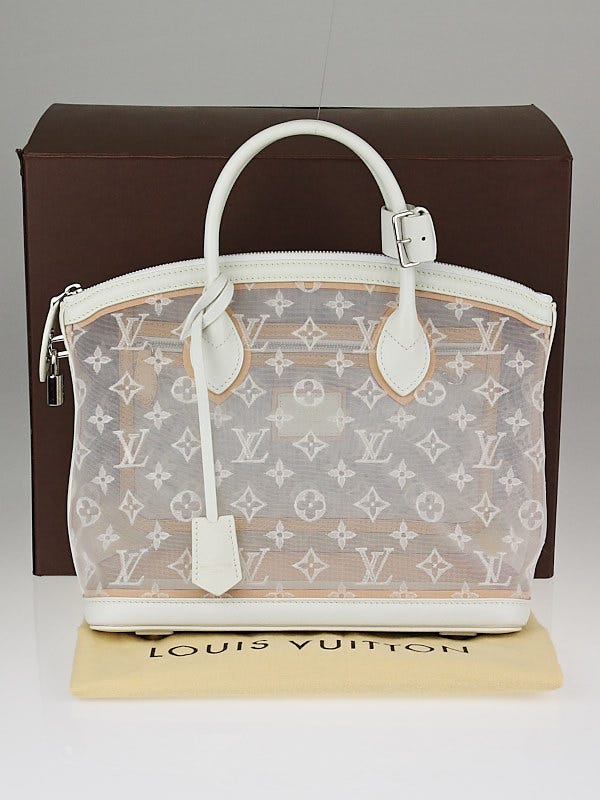 Louis Vuitton Limited Edition Monogram Transparence Lockit Bag