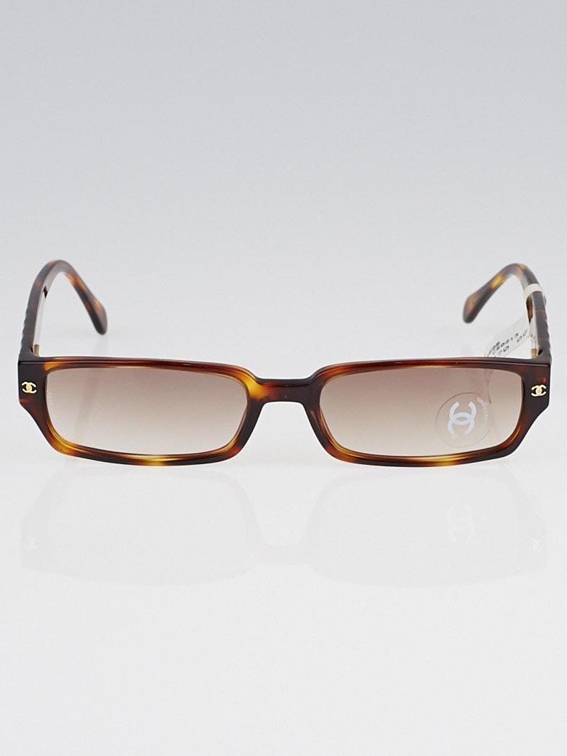 Chanel Tortoise Shell Small Frame Gradient Tint Sunglasses - 5058
