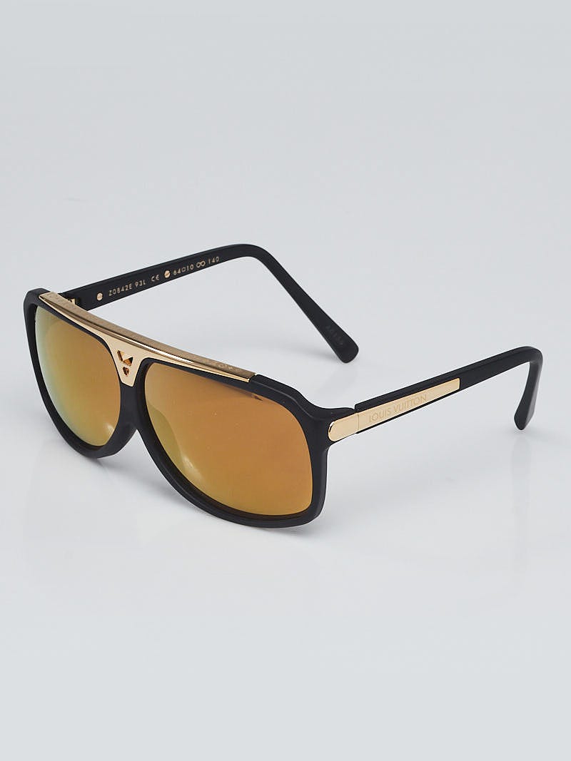 Louis Vuitton Brown Matte Acetate Evidence Sunglasses Z0842E