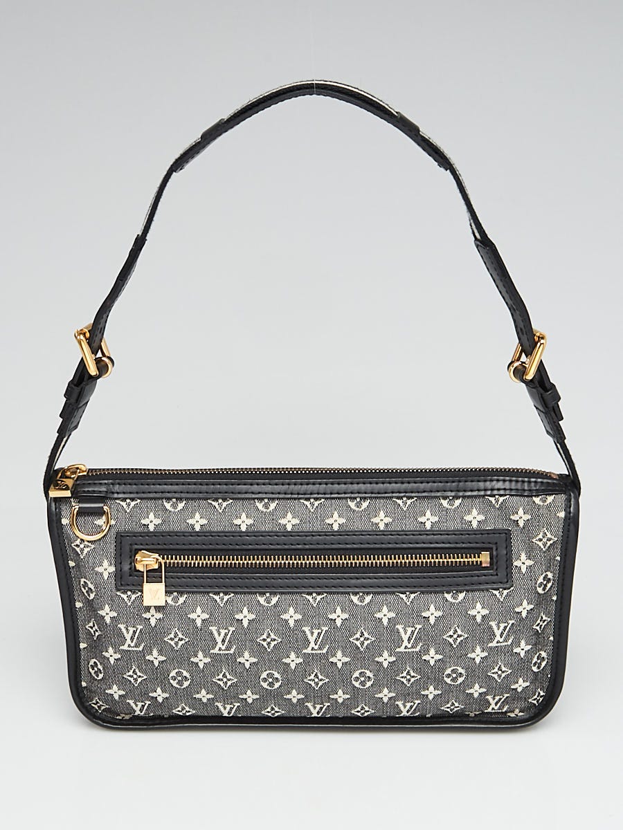 Louis Vuitton Black Monogram Mini Lin Pochette Kathleen Bag