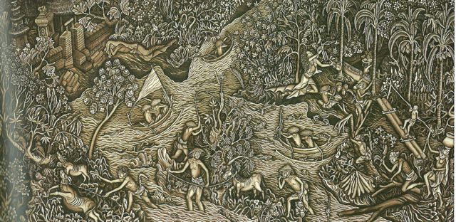 バリ島の神様ガネーシャ、バリ島の有名画家dewi Sriバリ島の有名