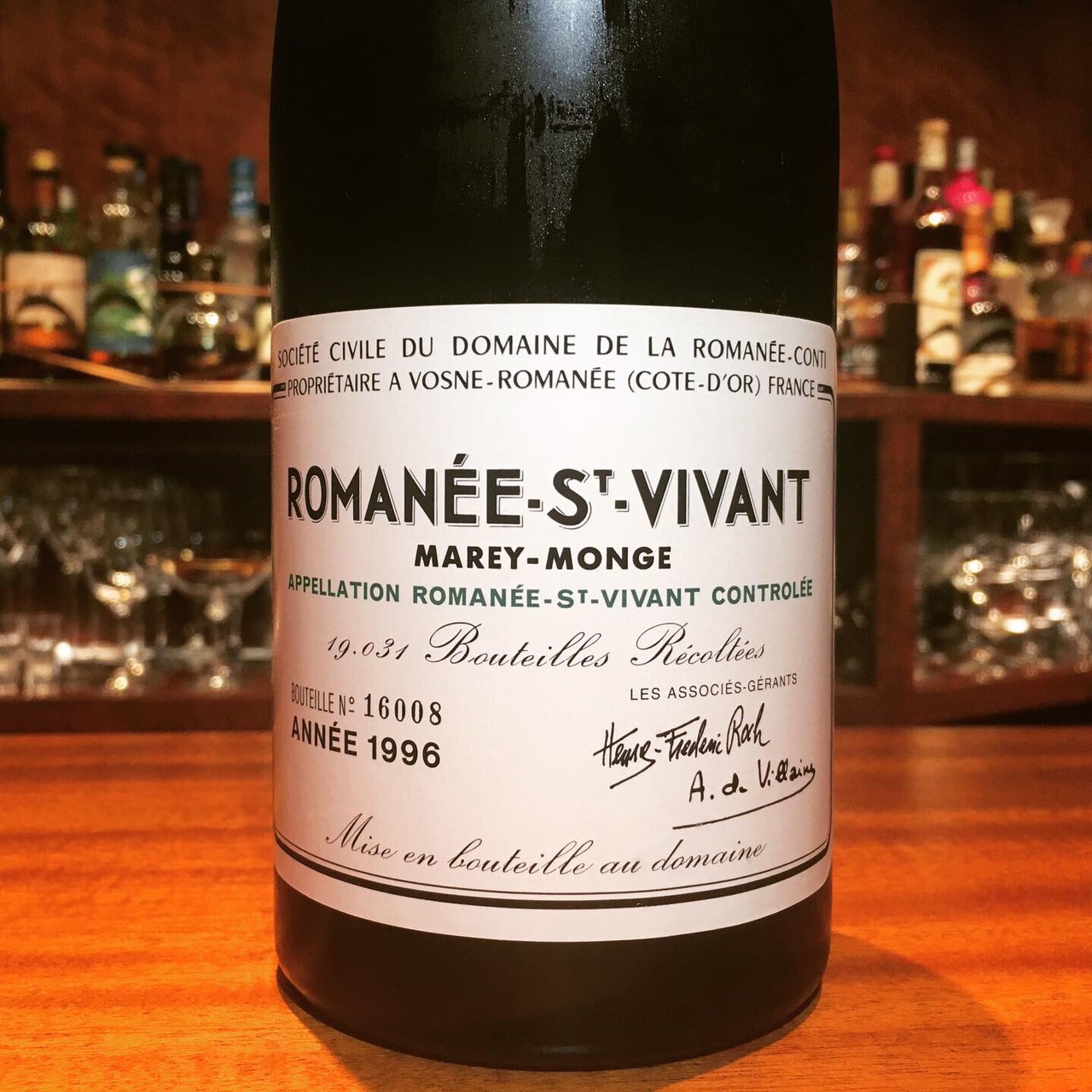 DRC ロマネ コンティ ロマネ サン ヴィヴァン グラン クリュ 1996年