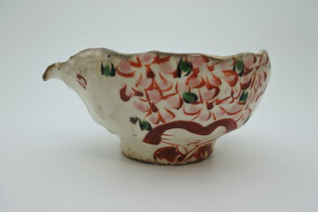 D3542 鯉江良二 灰被 線刻文 ぐい呑 猪口 酒盃 酒杯 酒器 共