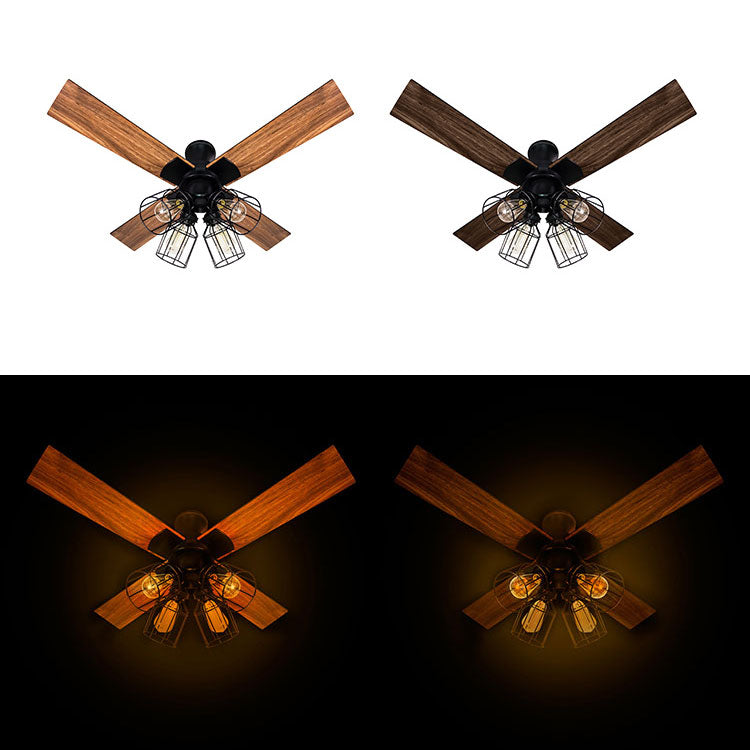 リモコン付 シーリングファンライト 4灯 クワドロ ジャヴァロエルフ