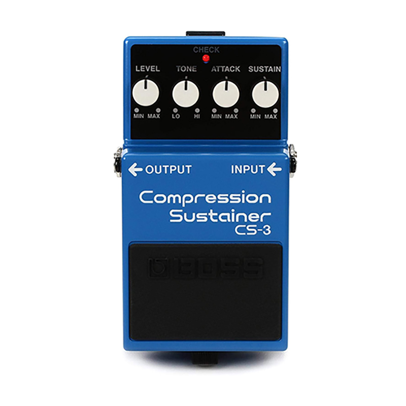 BOSS / CS-3の使い方や特徴等をレビュー。ノイズか少なくクリアーな