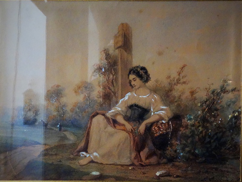 特大 油彩 フランスアンティーク 婦人画 大型 特大 油彩 フランス