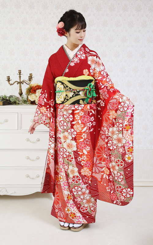 大阪|振袖レンタル 成人式 安い アンティークレトロ｜振袖前撮り|髪