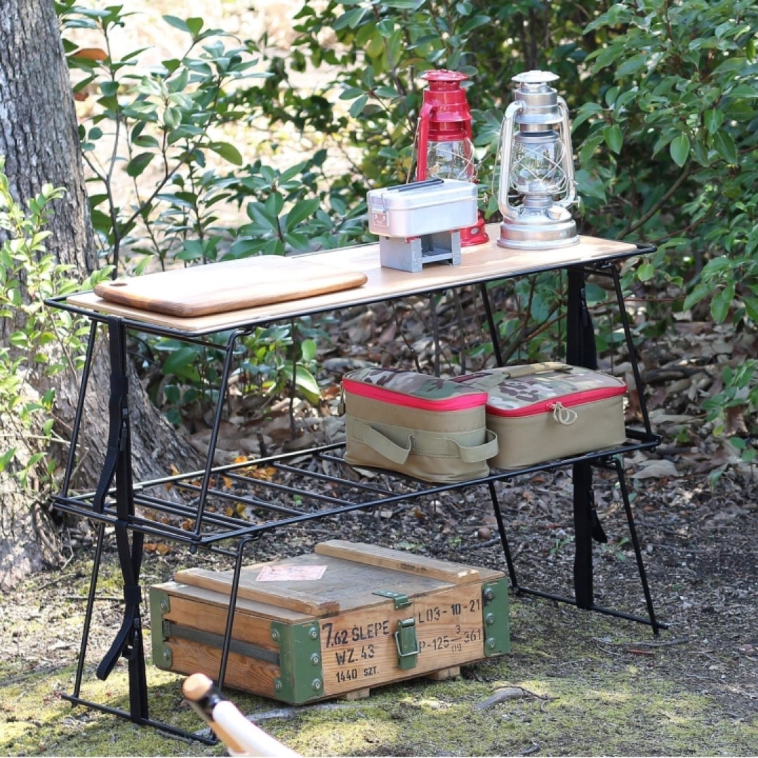 HangOut】 クランク スタッキングラック ウッド: HangOut（ハング