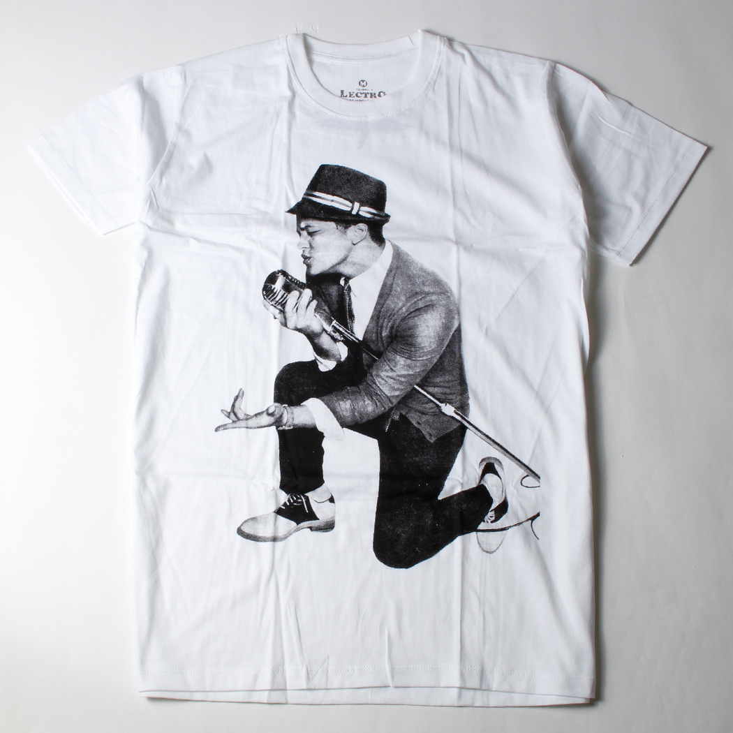 ロックTシャツ Bruno Mars ブルーノ マーズ 歌手 マイク ebi-0308