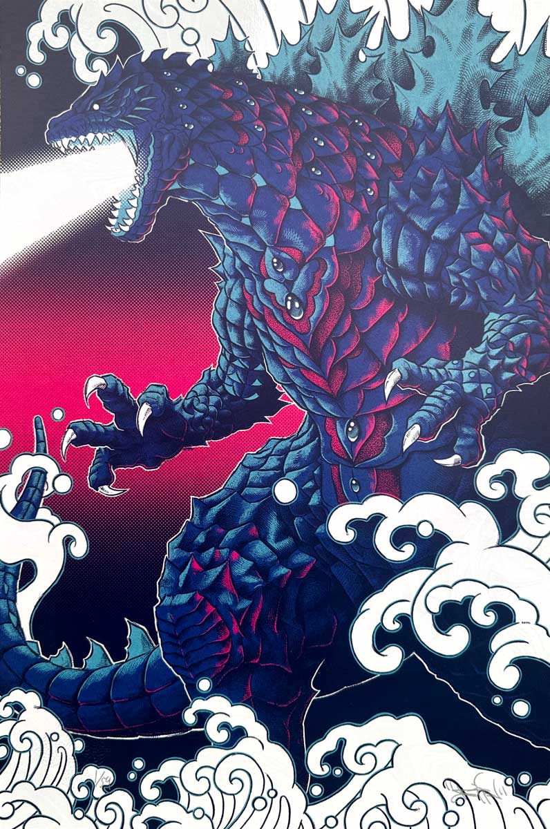 特撮 GODZILLA GENERATION 3 ILLUSTRATORS' POHL 特撮 GODZILLA