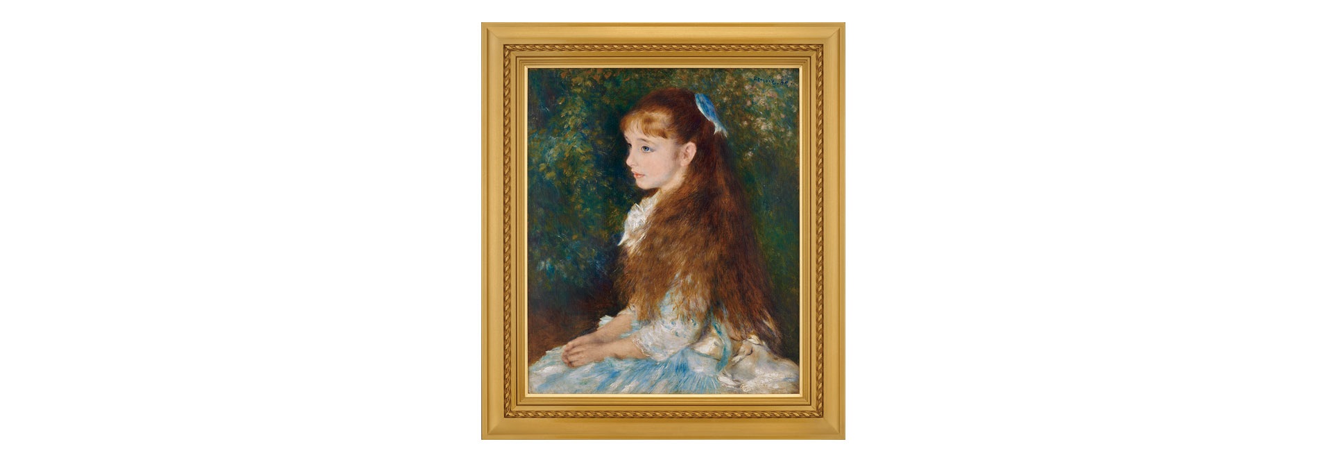 ルノワール絵画　「イレーヌ，カーン，ダンヴェール嬢の肖像」 旅する印象派（2）絵画史上もっとも美しい8歳の少女の運命とは【連載