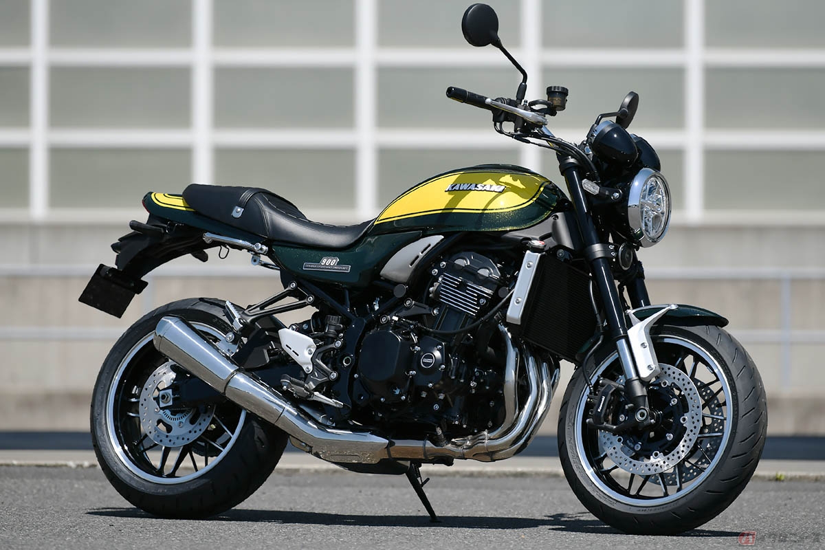カワサキ「Z900RS」2024年モデル 発売されたばかりの注目色「イエロー