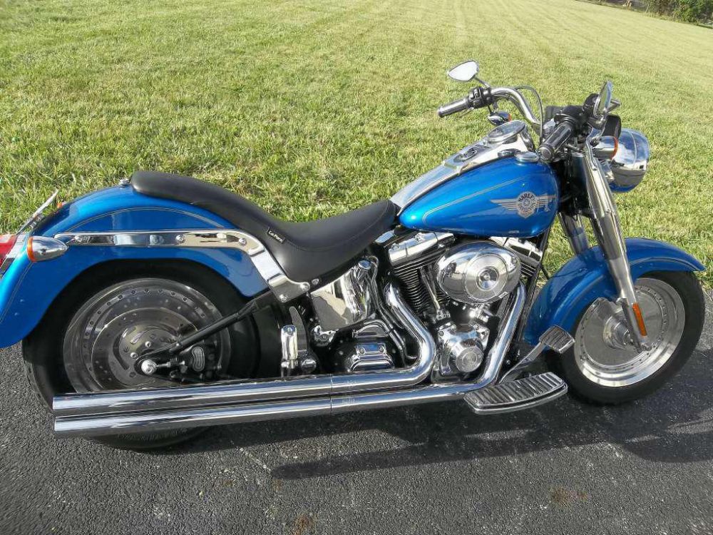 Harley-Davidson FLSTF Fat Boy, 2002 Motorcycles - Photos, Video