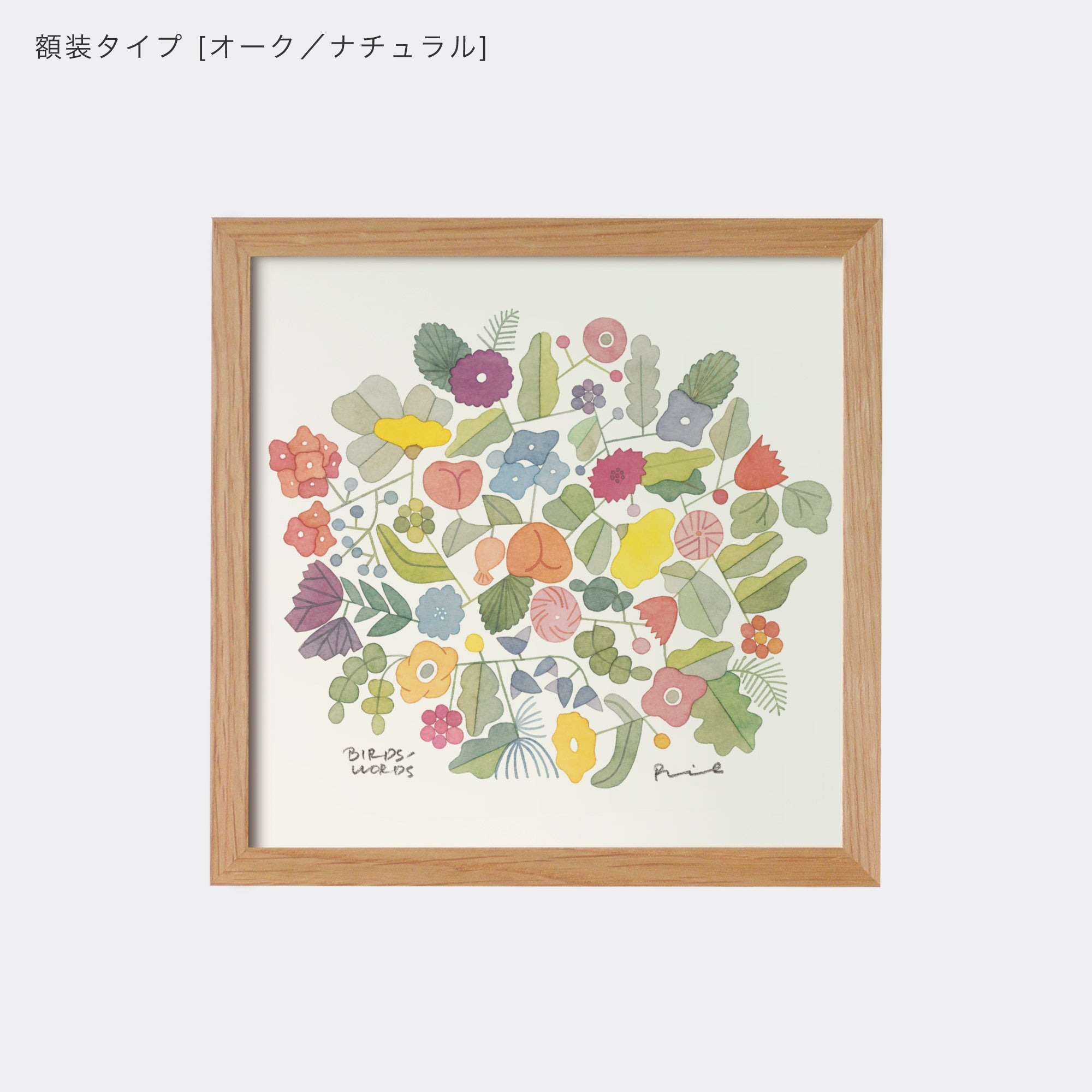 一点物】CUE! チームシングル Flower Bird 直筆サイン ポスター 一点物