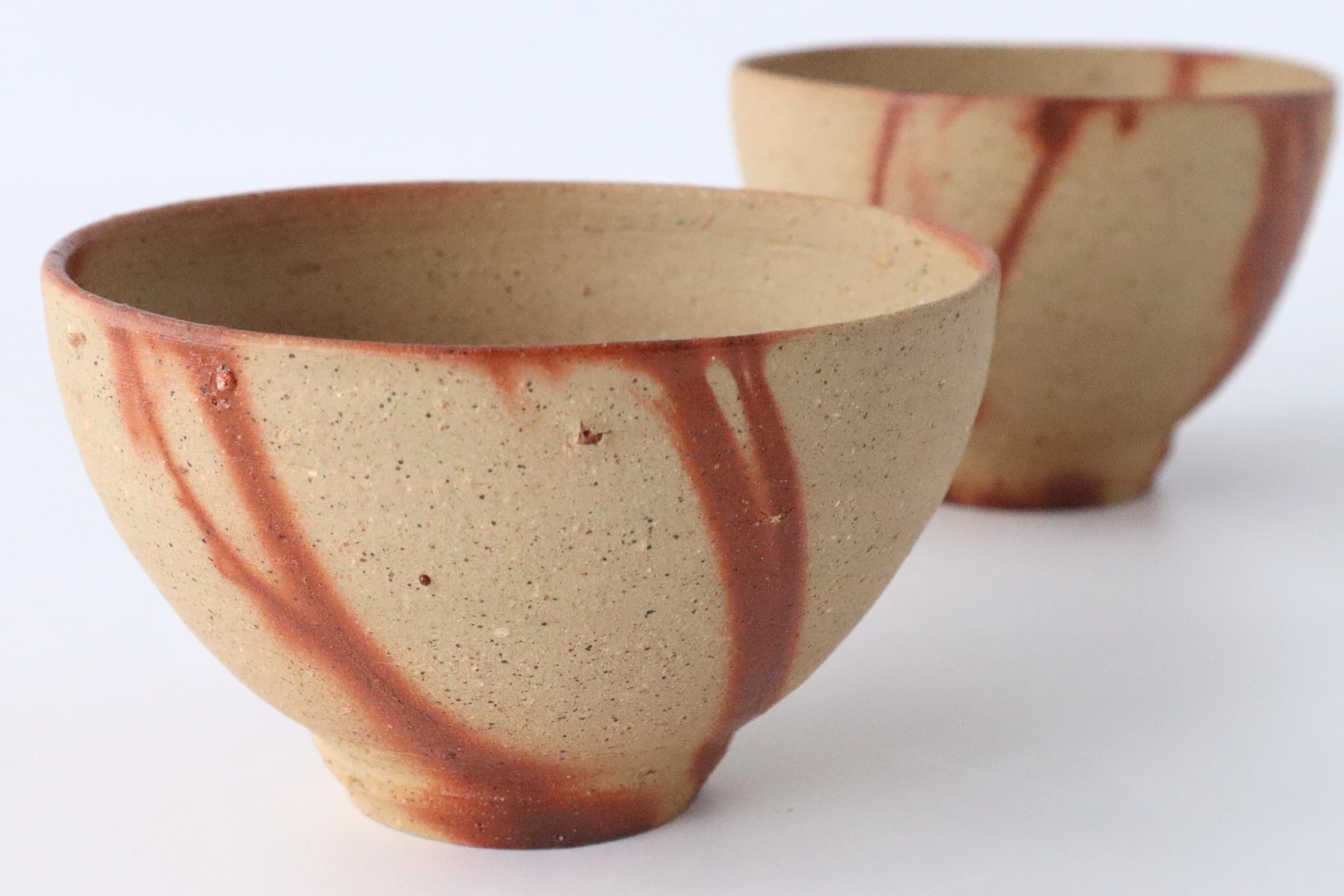 b備前焼ショッピングサイト / 火襷飯盌（組） 堀江政臣