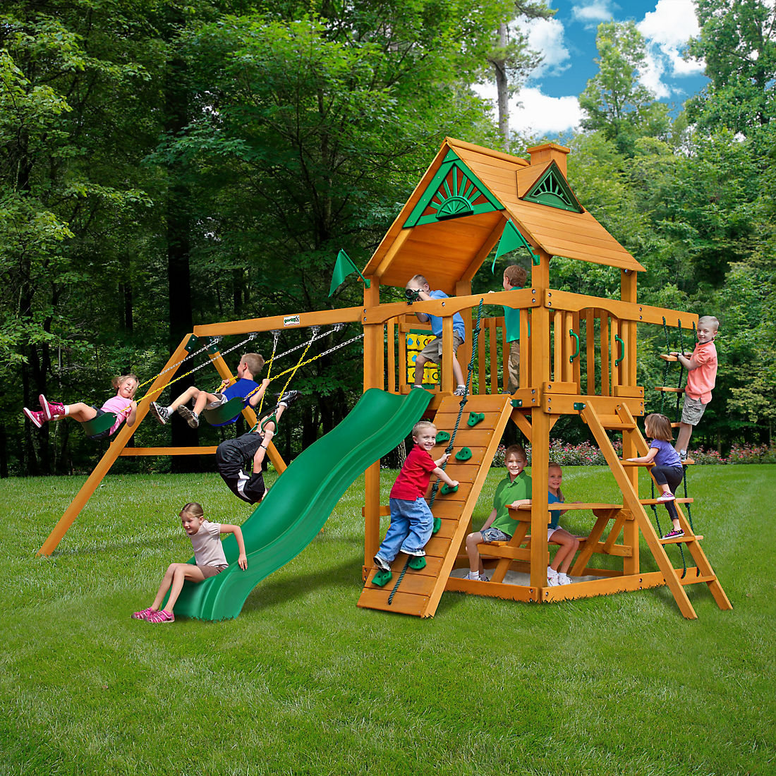 Gorilla Playsets Chamberlain II Swing Set | BJ's Wholesale Club