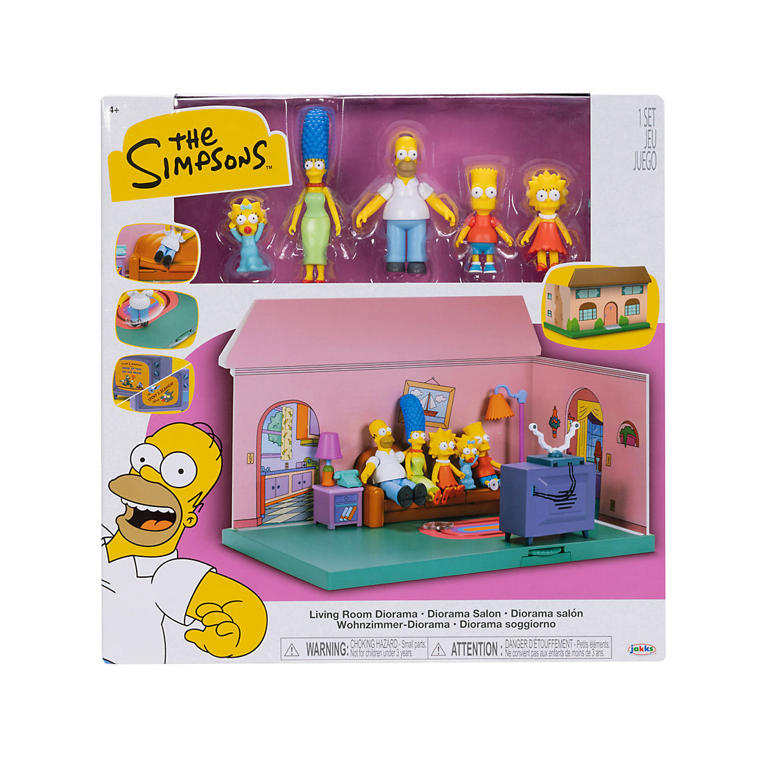 The Simpsons Deluxe Living Room Diorama Playset | BJ's Wholesale Club