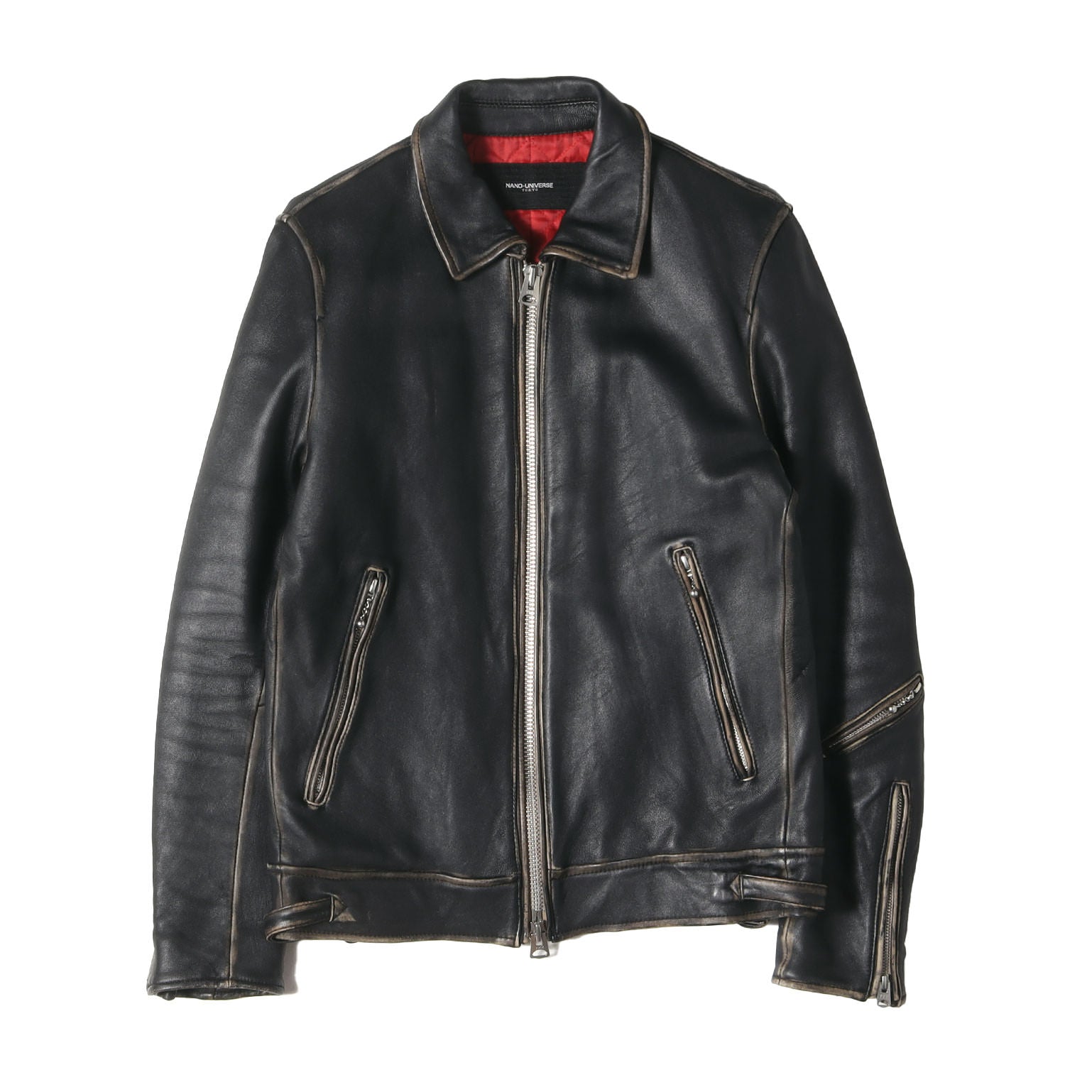 NANO UNIVERSE (ナノユニバース) ヴィンテージ加工 シープ スキン