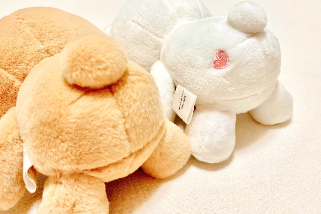 くま ぬいぐるみストラップ うさちゃんだっこ サングラス 中古 Mイ-208