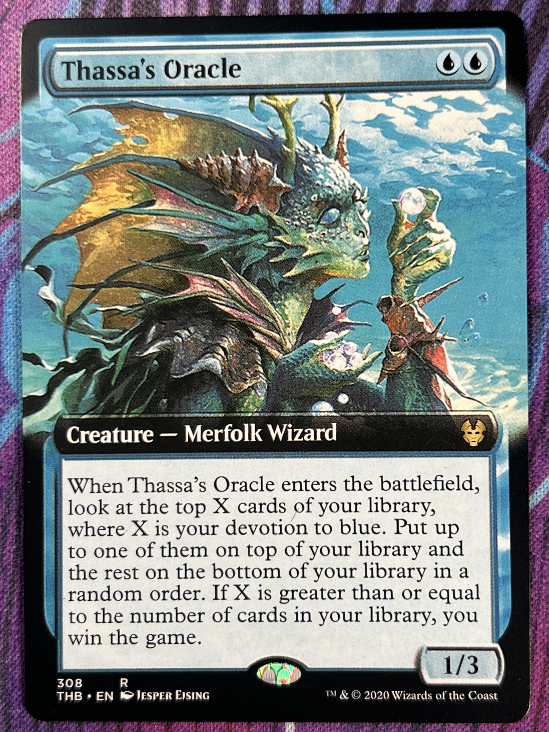 タッサの信託者 secret lair foil タッサの神託者 Thassa's Oracle SLD