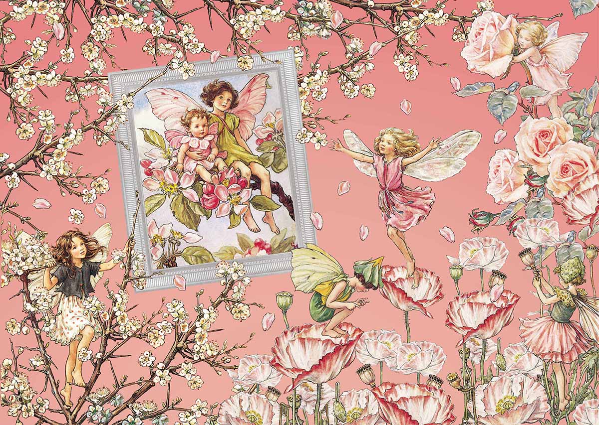 絵画 フルーツと豆の木の妖精 絵画 フルーツと豆の木の妖精 絵画