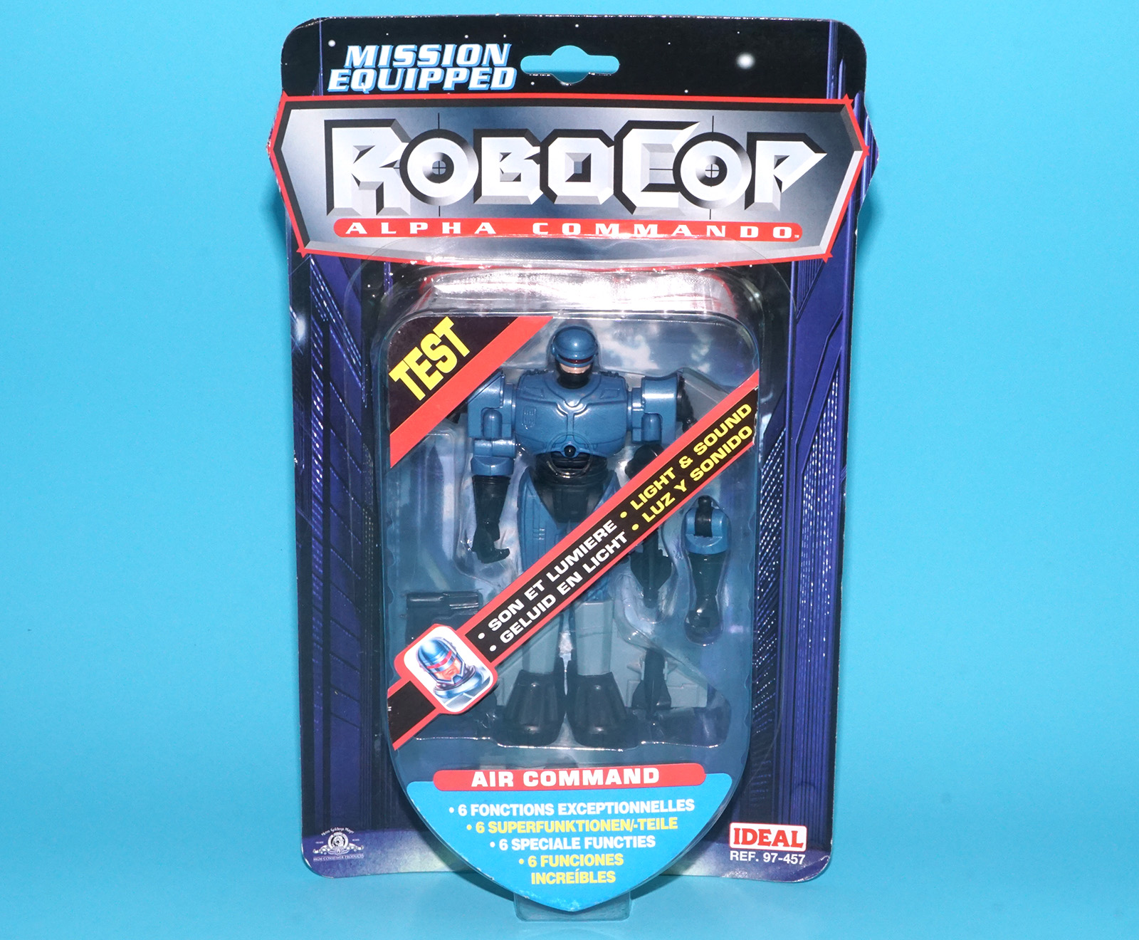 ROBOCOP ALPHA COMMANDO AIR COMMAND MOC MOSC EURO CARD 1998 IDEAL