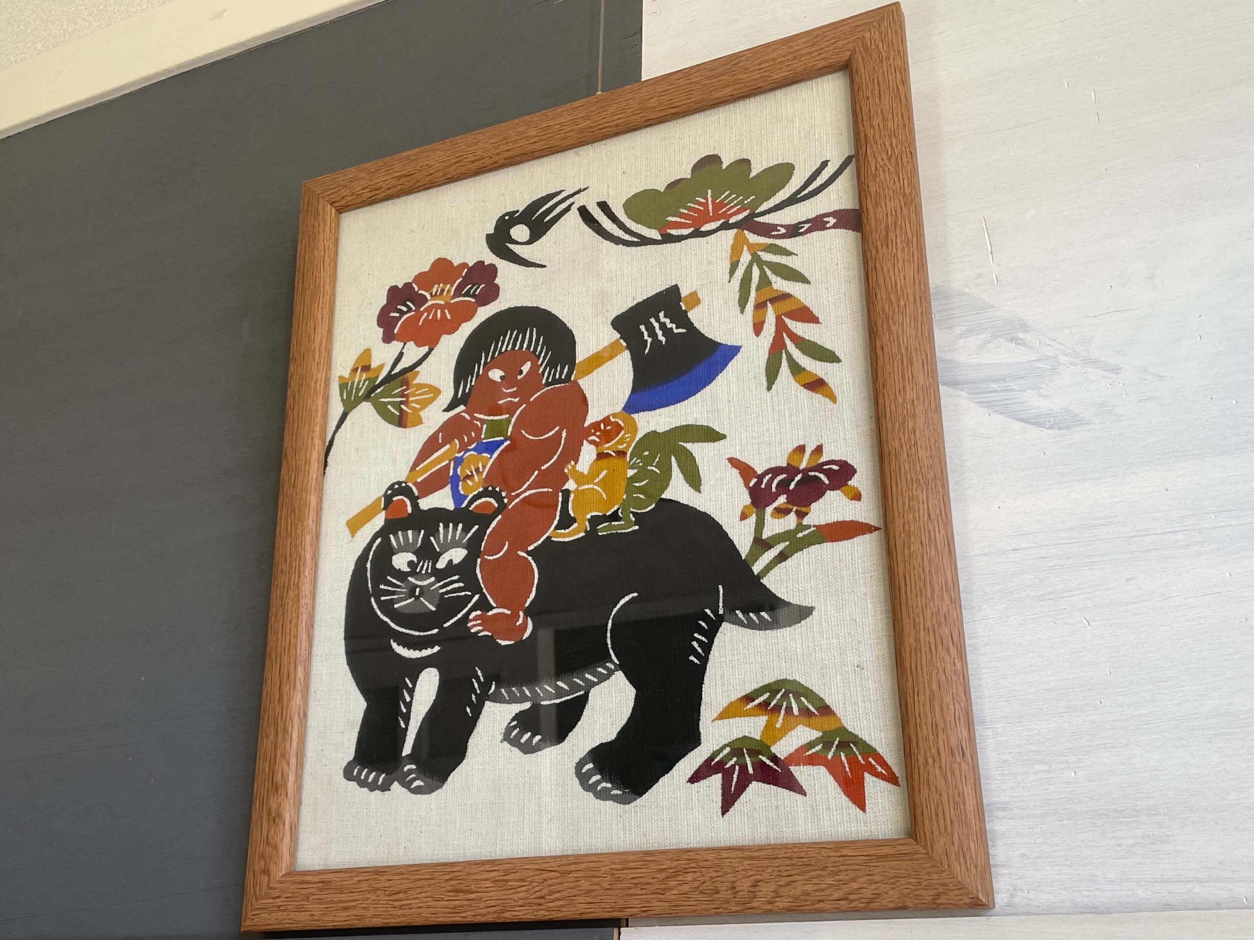 柚木沙弥郎『大漁』型染絵