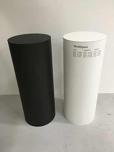 三色組み合わせ階段円柱型ディスプレイ台 直径60cm高さ78 陳列台 展示