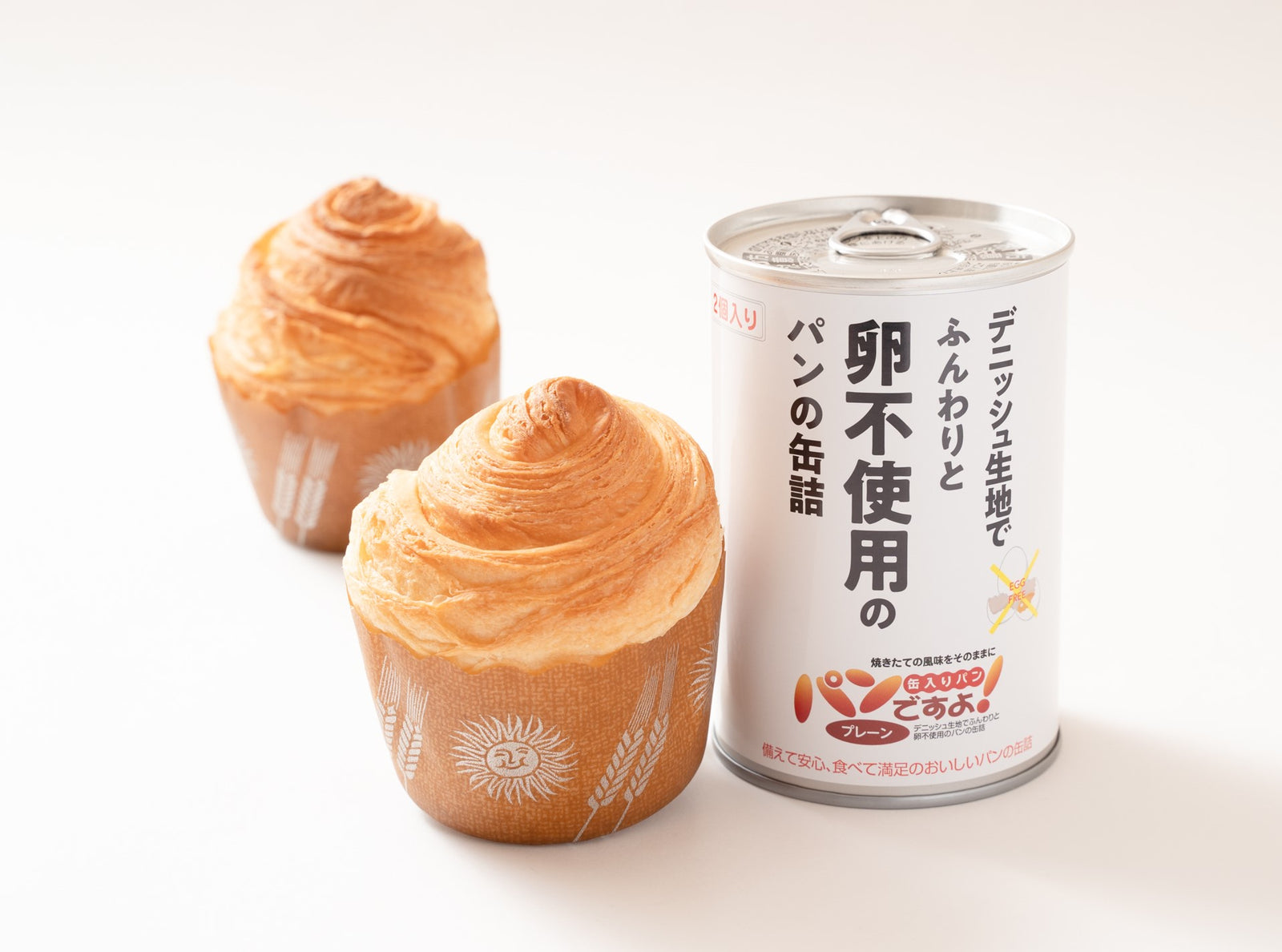 災害食・防災食】パンですよ！プレーン味（卵不使用）24缶/ケース