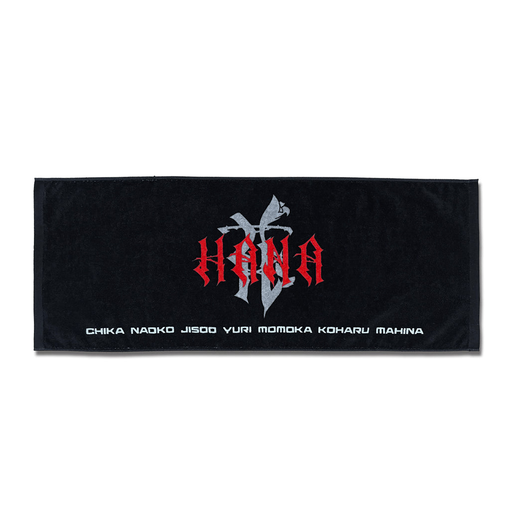 HANA ロゴフェイスタオル&リップケース