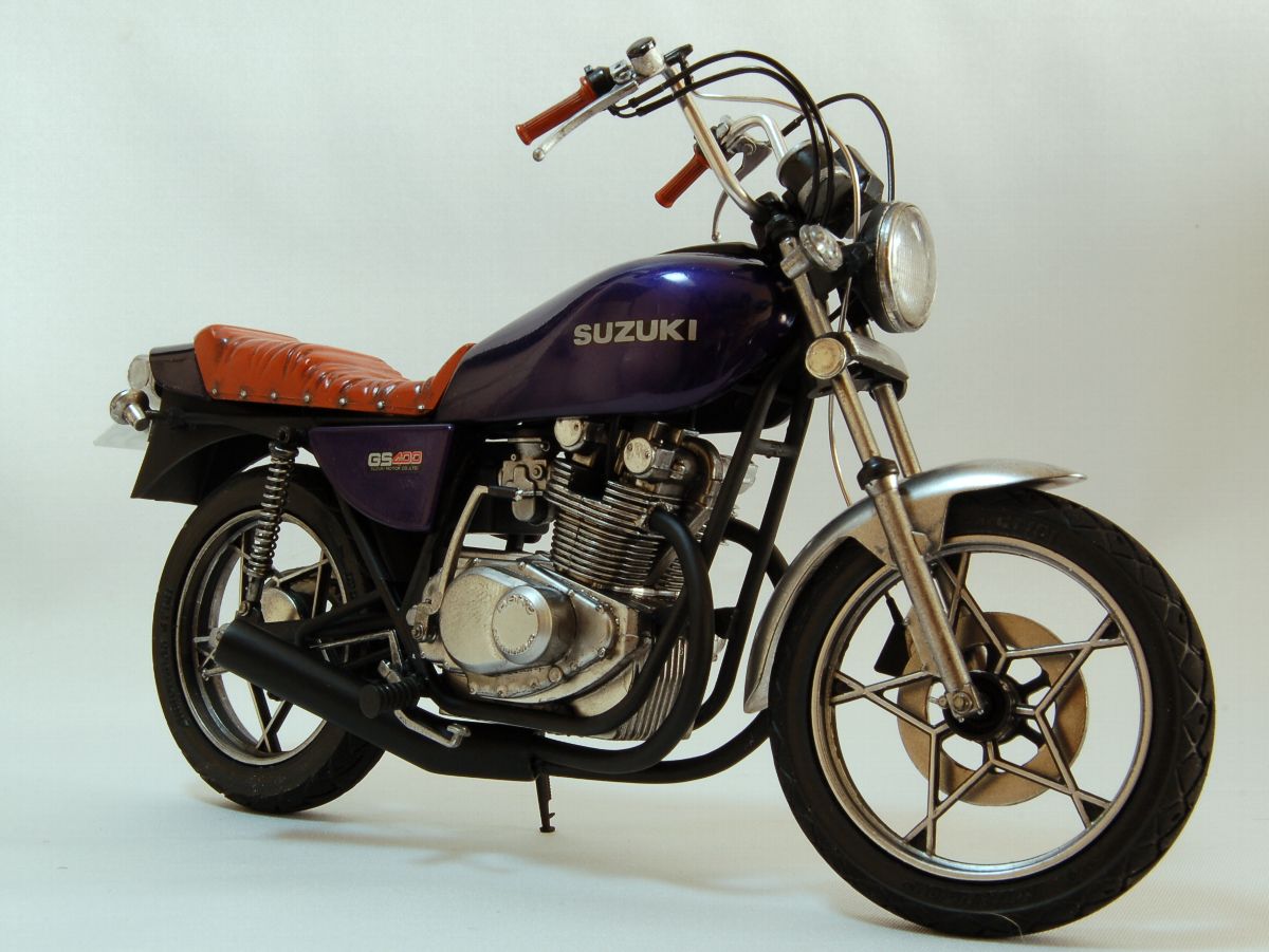 GS400 1/8 プラモデル 湘南爆走族 SUZUKI 旧単車 GS400 1/8 プラモデル