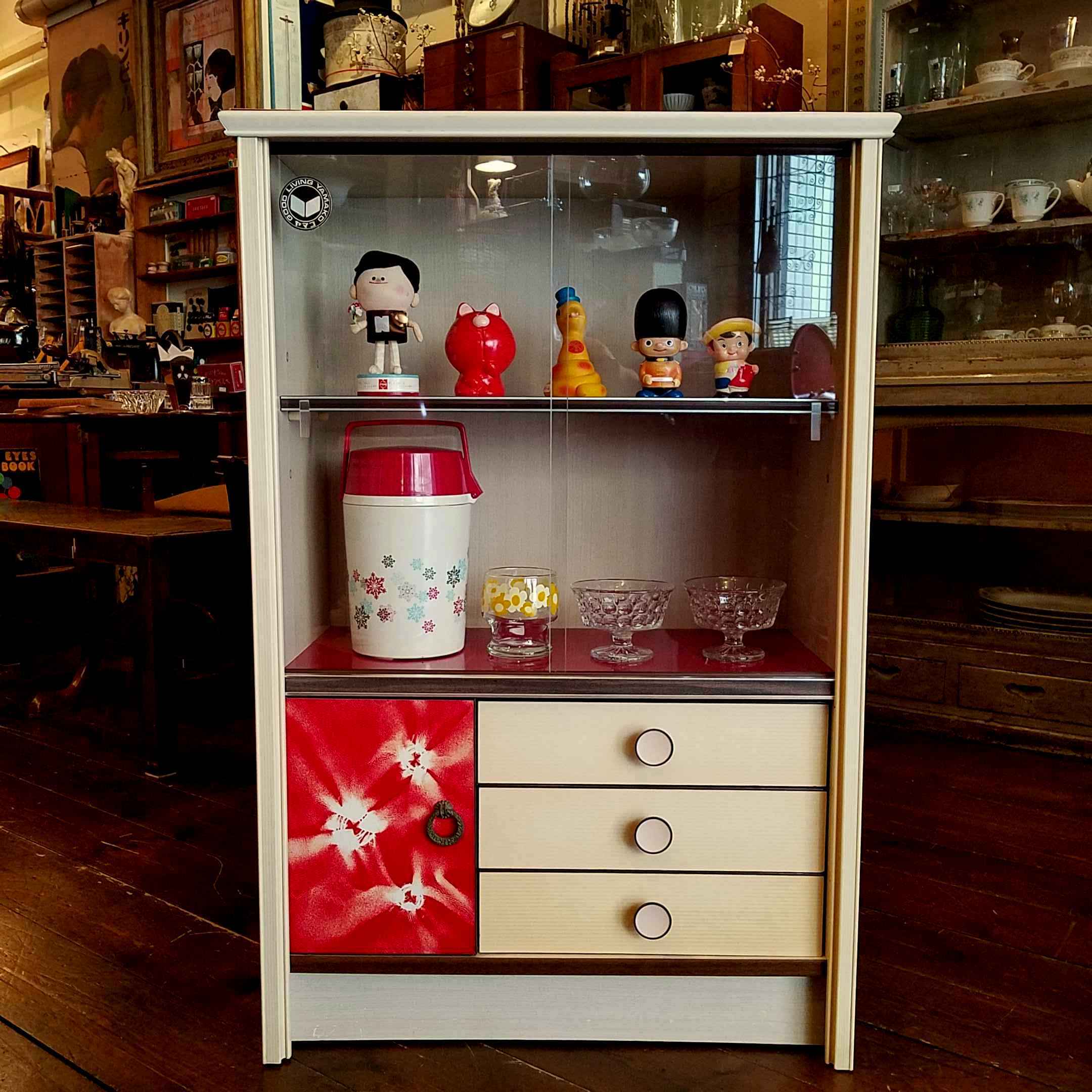 ☆ 民芸家具 ライティングビューロー 流氷 89-008 昭和 レトロ 古家具