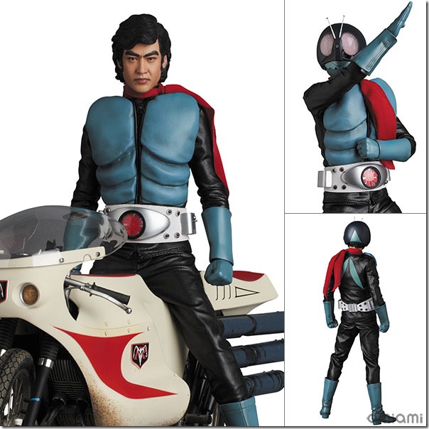 n*6様 メディコムトイ RAH 仮面ライダー旧1号 Ver.3.5 ＆ サイク