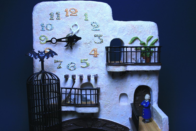 ゆうり商品 三鷹の森ジブリ美術館中央ホール ジオラマ置き時計 希少