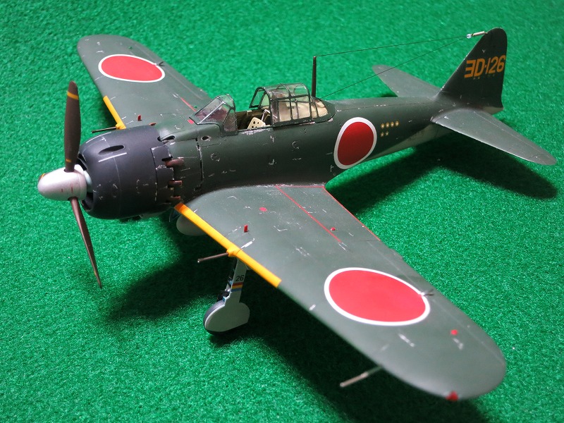 タミヤ1/48「零戦52型」完成品 1/48 零戦五二型