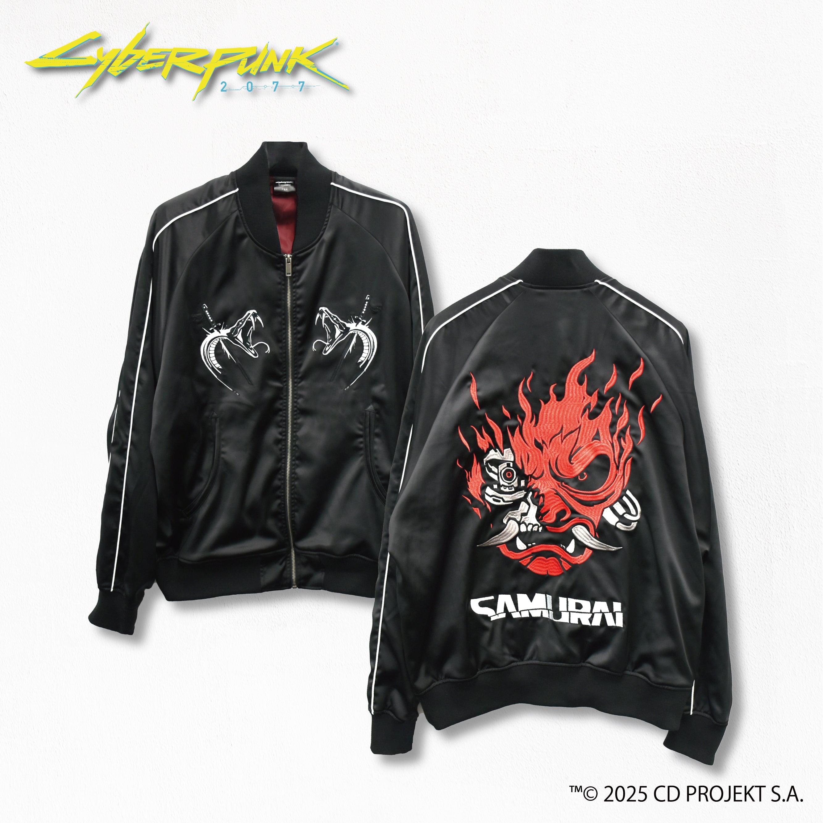 予約販売1月発送】 Cyberpunk 2077 【サイバーパンク2077】 スカジャン