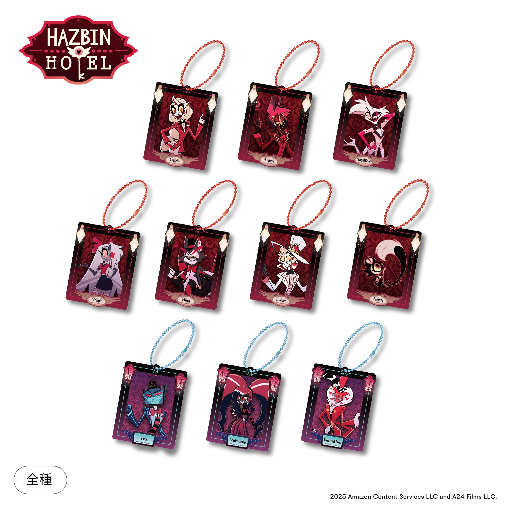 ハズビンホテル Hazbin Hotel アクキー クリスマス KEYCHAIN HAZBIN