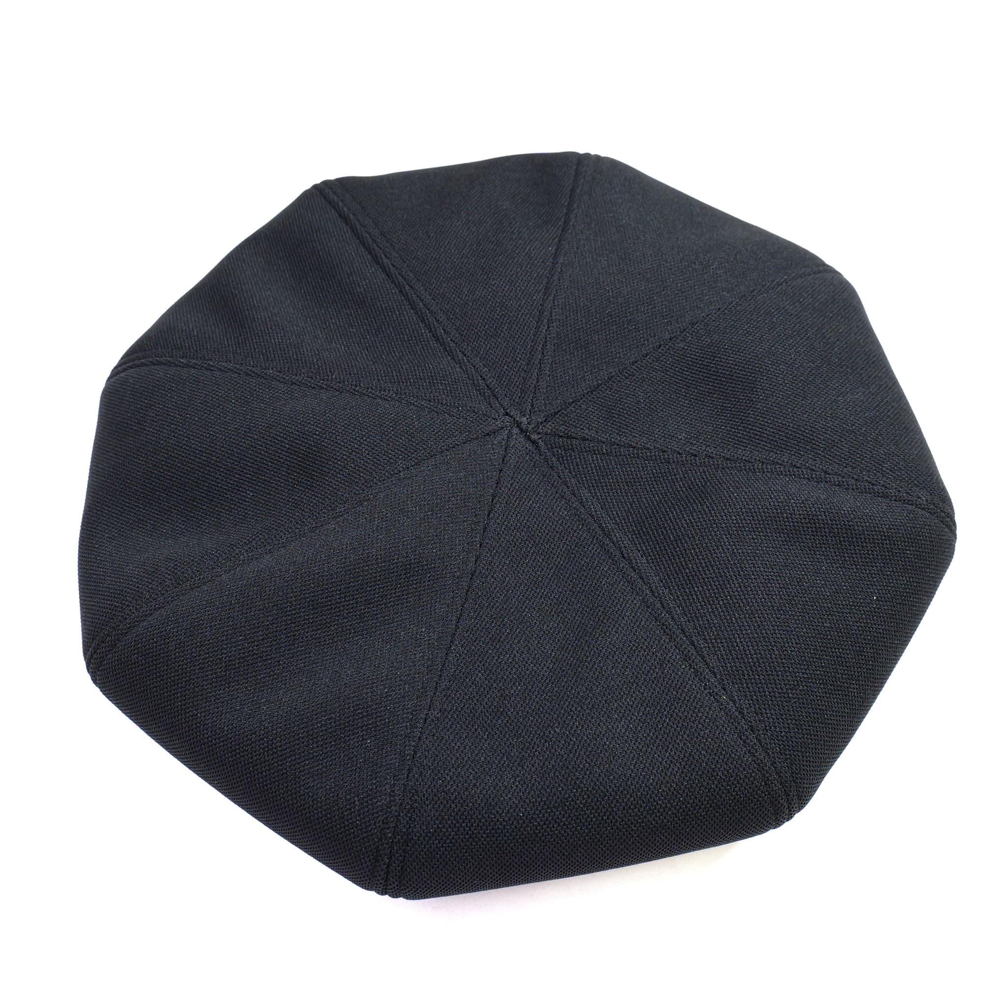 ROLL ウールキャスケット ブラック ロウル ルイスレザー ルード