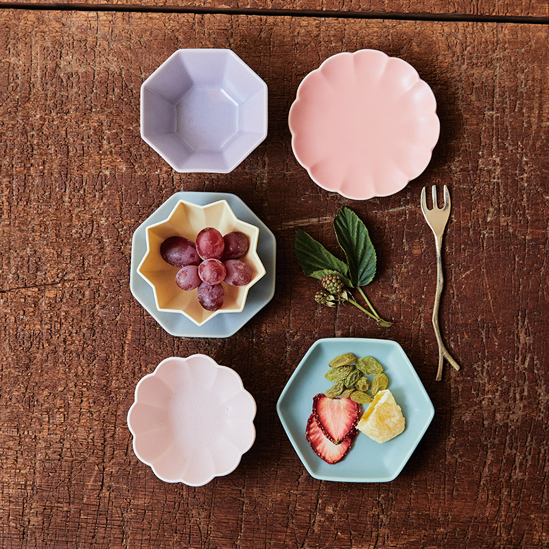 kaguyahime 様々花（ようようか）小皿セット | ALPHA BLANCA