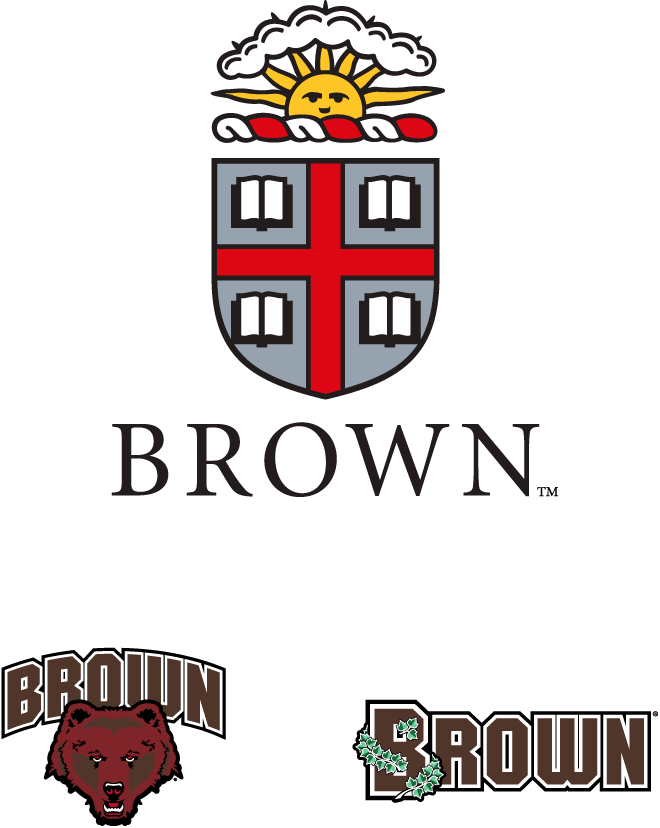 アイビーリーグ校章アメリカ東部8大学ブレザーエンブレム、ブラウン