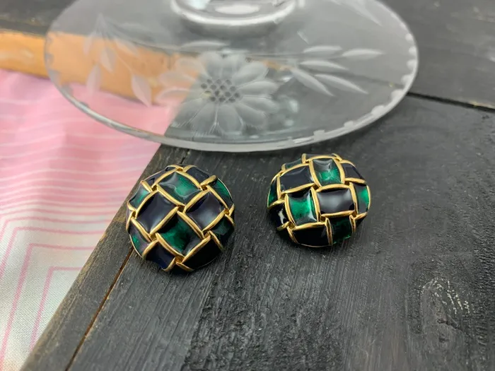 D'ORLAN ブローチ&イヤリング セット ヴィンテージ ビンテージ