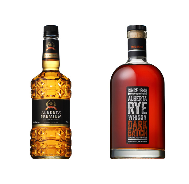 カナディアンウイスキー「アルバータ プレミアム」「同 ダークバッチ