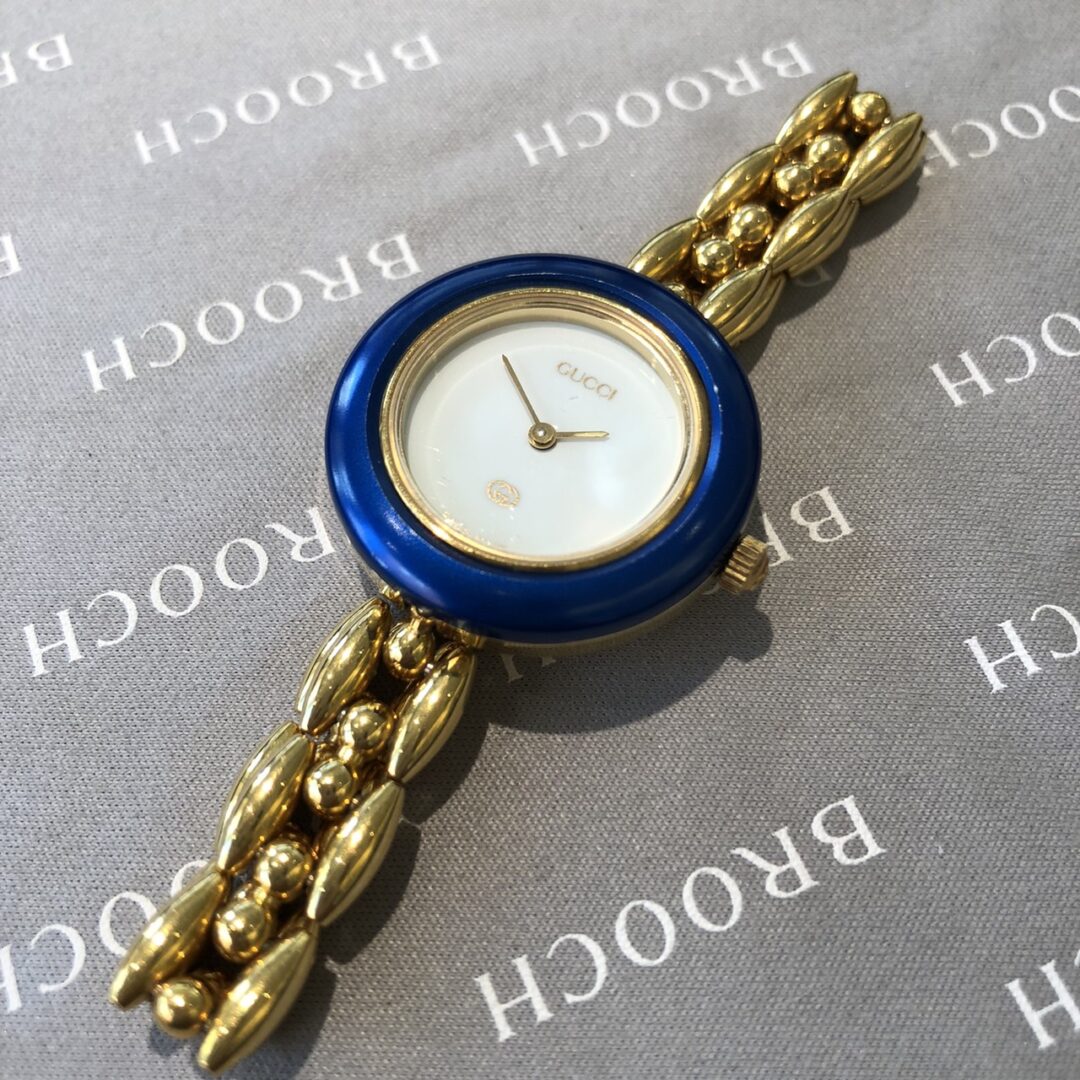 Gucci レディース 時計 カラーチェンジリング付き✳電池交換済 Gucci